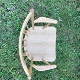 Hay oak wood armchairs