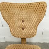 4 chairs and 2 Lounge armchairs by Roger Landault, ABC edition, 1950.