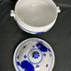 Lunéville, earthenware soup tureen with blue decoration, late 19th century