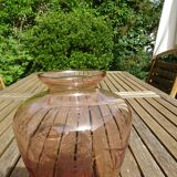 Bohemian glass vase years 40