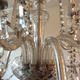 Old bohemian crystal chandelier for Deknudt