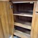Enfilade in solid elm – 1980s