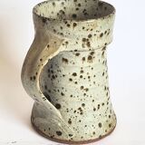 Gustave Tiffoche pyrite stoneware pitcher