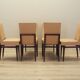 Set of six mahogany chairs, Italian design, 1960s, production: Italy