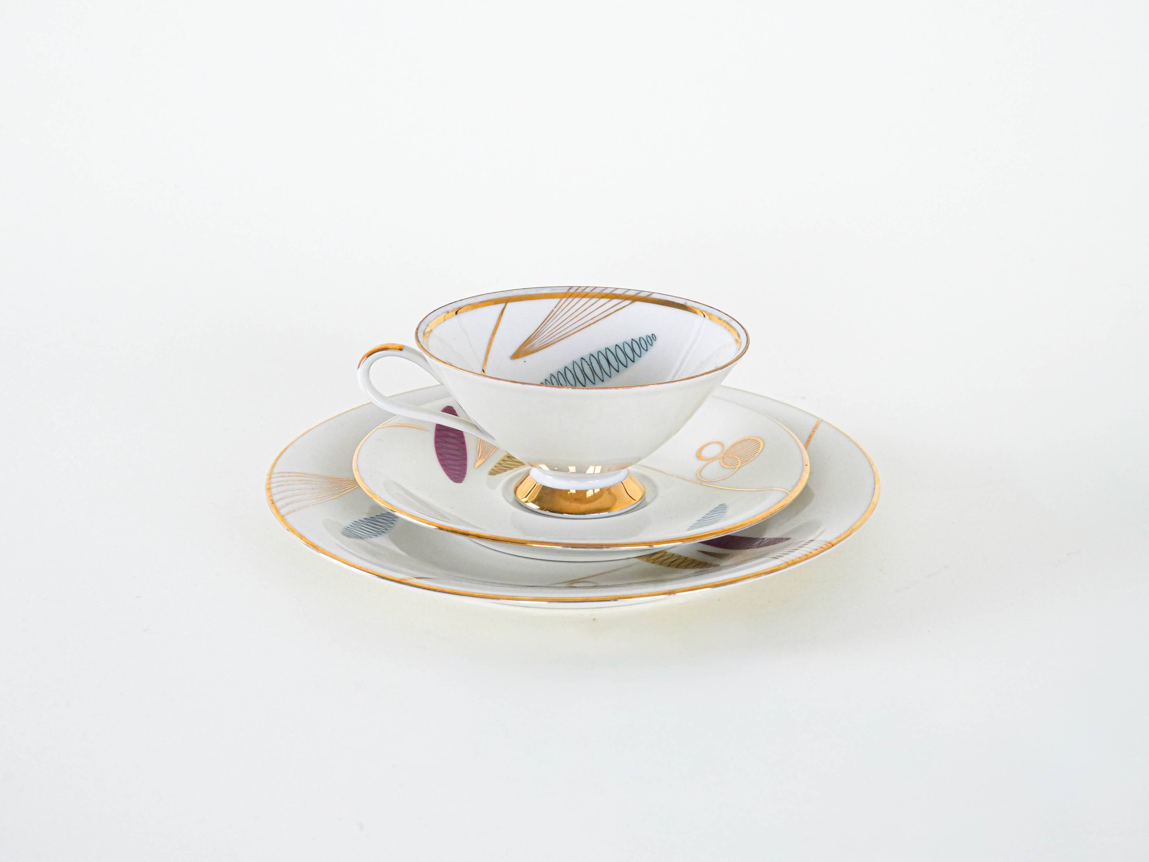 Porcelain cup, German design, 1960s, manufacturer: Hertel Jacob