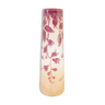 Vase Legras rubis en verre givré degagé a l'acide art nouveau