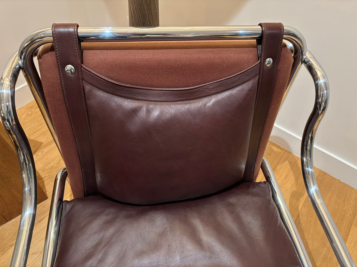 Pair of Gae Aulenti stringa armchairs