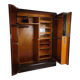 1920s Mahogany and Oak Compactom Ltd Gentleman’s Wardrobe