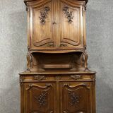 Louis XV two-body walnut sideboard circa 1850