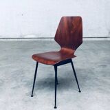 Mid-Century Modern Plywood Side Chairs attributed to Carlo Ratti for Legni Curvati, Italy, 1950s, Set of 3