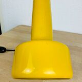 Lampe spot jaune à poser années 70