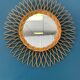 Sun wicker mirror