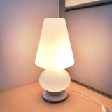 Murano opaline mushroom lamp, 1970