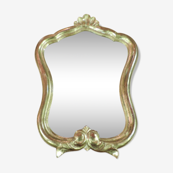 Vintage golden mirror 31x41cm
