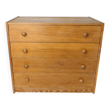 ancienne commode en bois vintage GDR