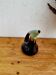 Vintage blue and black ceramic jug