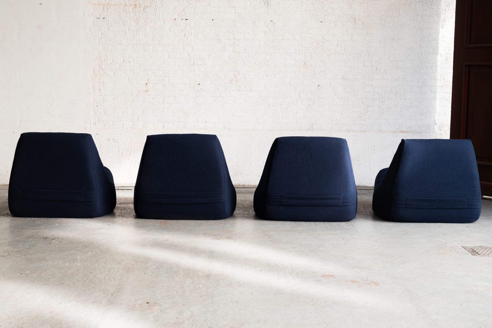 Set of 4 Saparella lounge chairs by Michel Ducaroy