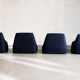 Set of 4 Saparella lounge chairs by Michel Ducaroy