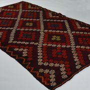 Tapis en kilim artisanal anatolien 287 cm x 157 cm