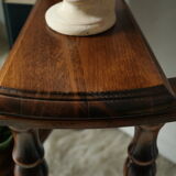 Vintage Beech Library Staircase Shelf