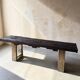 Restored antique solid oak workbench — XXL Console