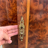 19th Century Marquetry Mirror Cabinet