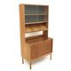 Bibliothèque scandinave en chêne, bertil fridhagen, bodafors, Suède, 1960