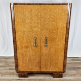 Art decò sideboard in thuja and walnut