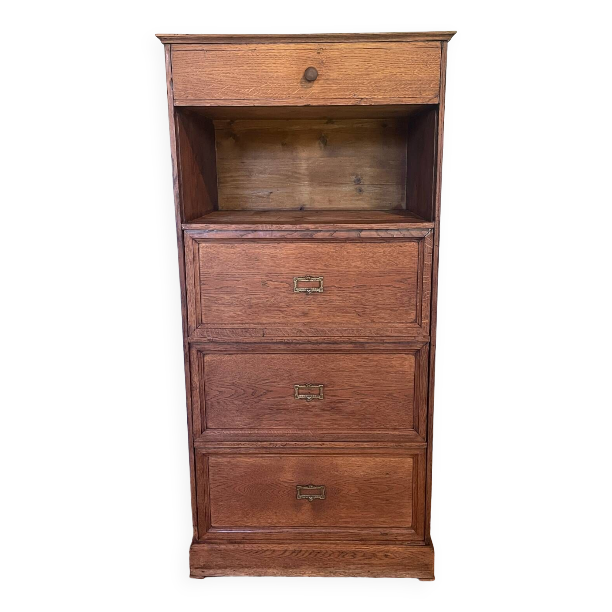 Storage unit, antique wooden sideboard