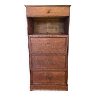 Meuble de rangement, buffet ancien en bois
