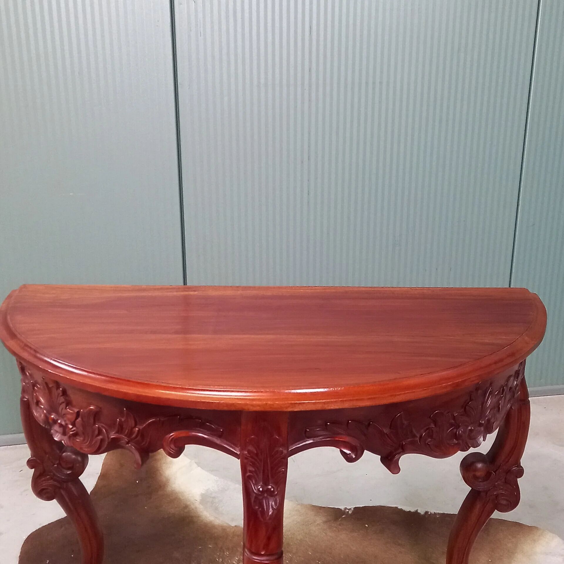 Demi Lune Baroque side table