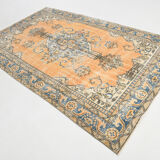 6x9 Antique Turkish Vintage Rug, 180x285Cm