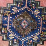 Vintage Afghan Baluch handmade carpet 87cm x 141cm 1940s