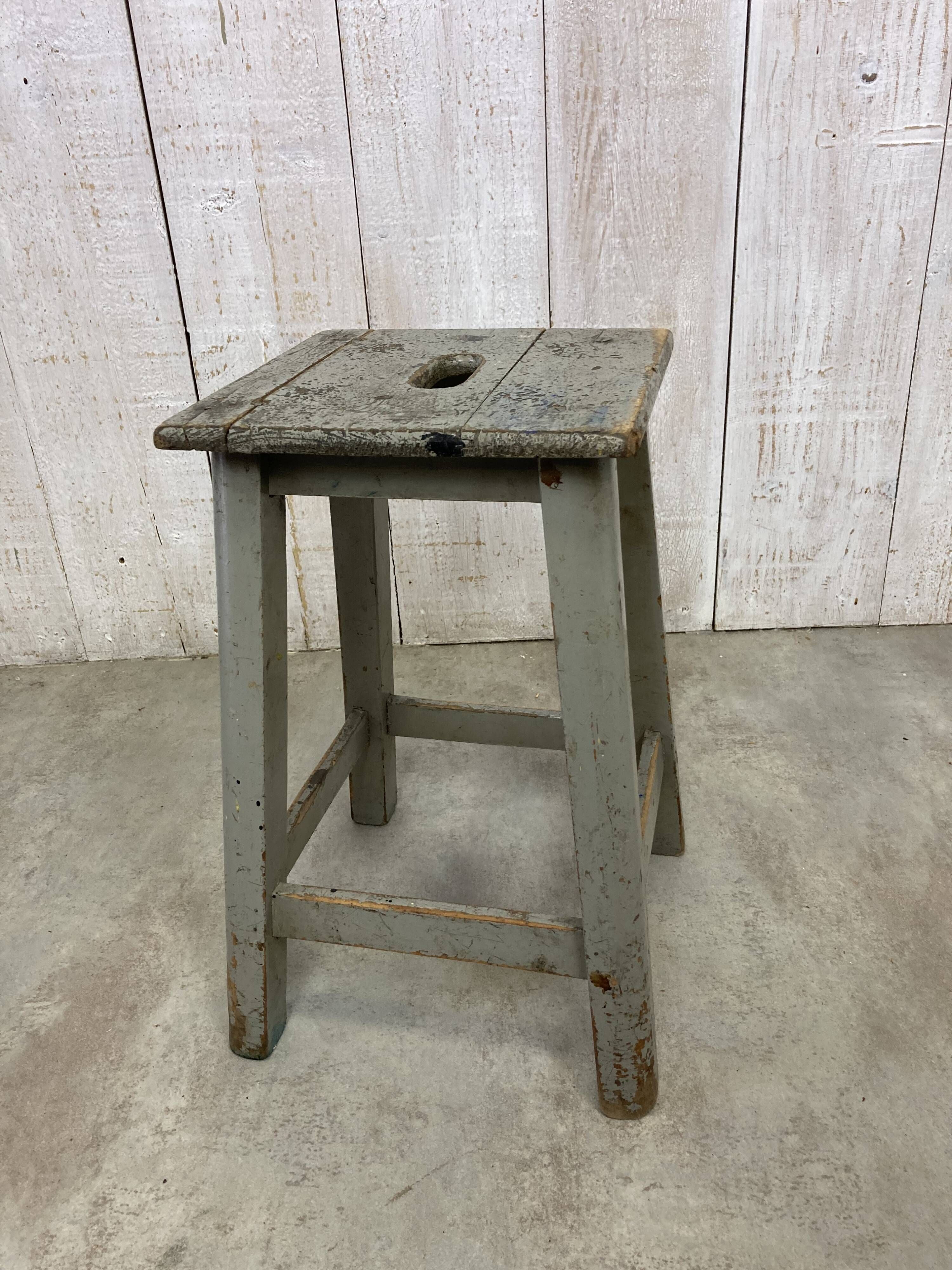 Stool and workshop step ladder set