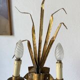 Paire applique décor gerbe de blé