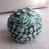 Vintage terracotta paperweight in the shape of a ball