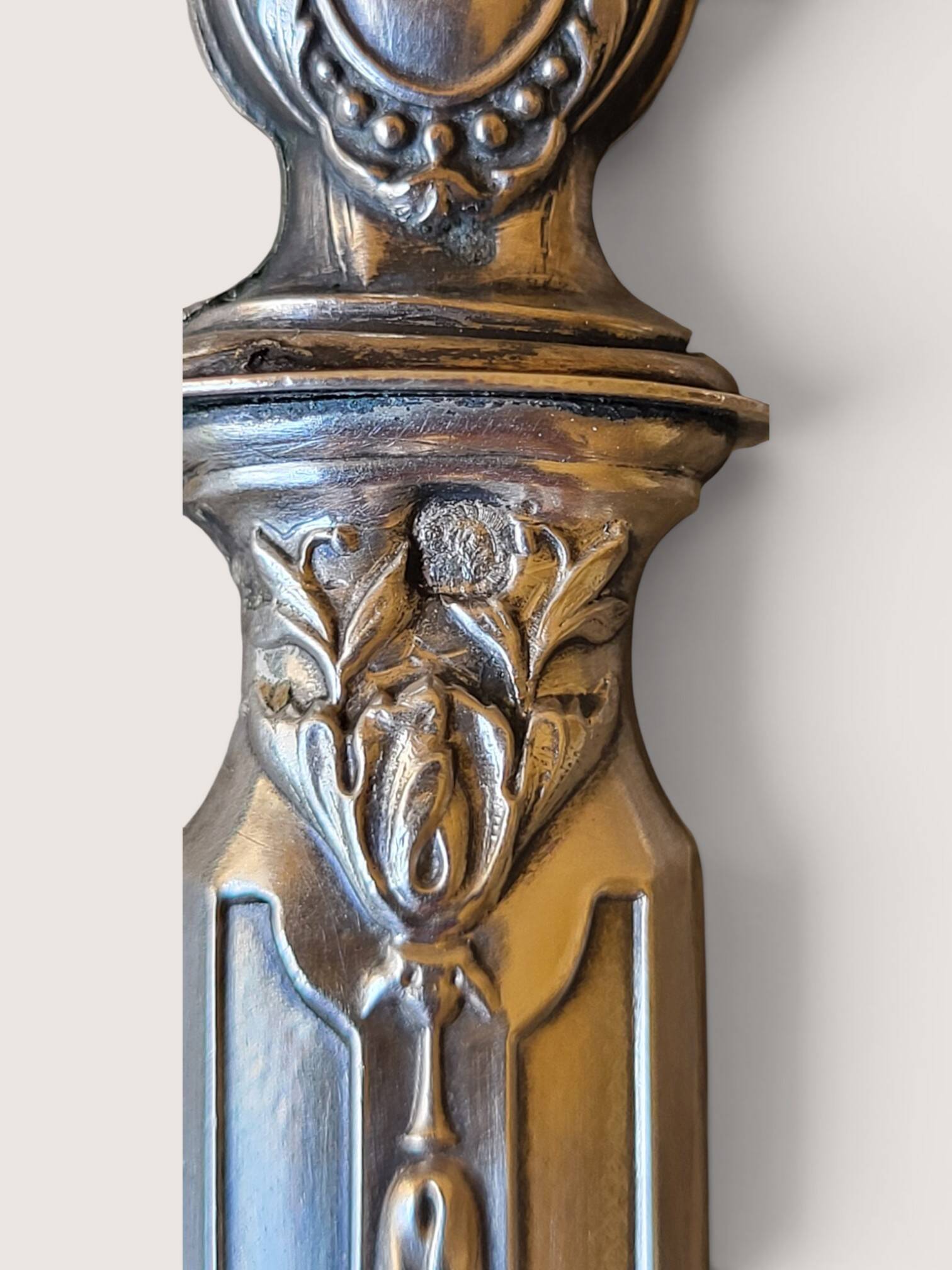 Silver salad servers