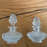 Pair of 19th-century Saint Louis perfume bottles