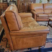 Pair of leather sofas