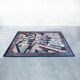 Tapis géométrique magnifique des années 1990 par Giorgetto Giugiaro pour Paracchi pure laine fabriqué en Italie.