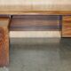 Left corner desk, Brazilian wood, mid-century Danish.