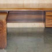 Bureau d'angle gauche bois brésilien danois milieu du siècle