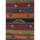 Vintage Turkish Oushak Rug Handwoven 67x592 cm