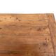 Farm table in solid cherry wood, one drawer, 1950s.