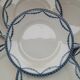 12 antique ironstone dinner plates