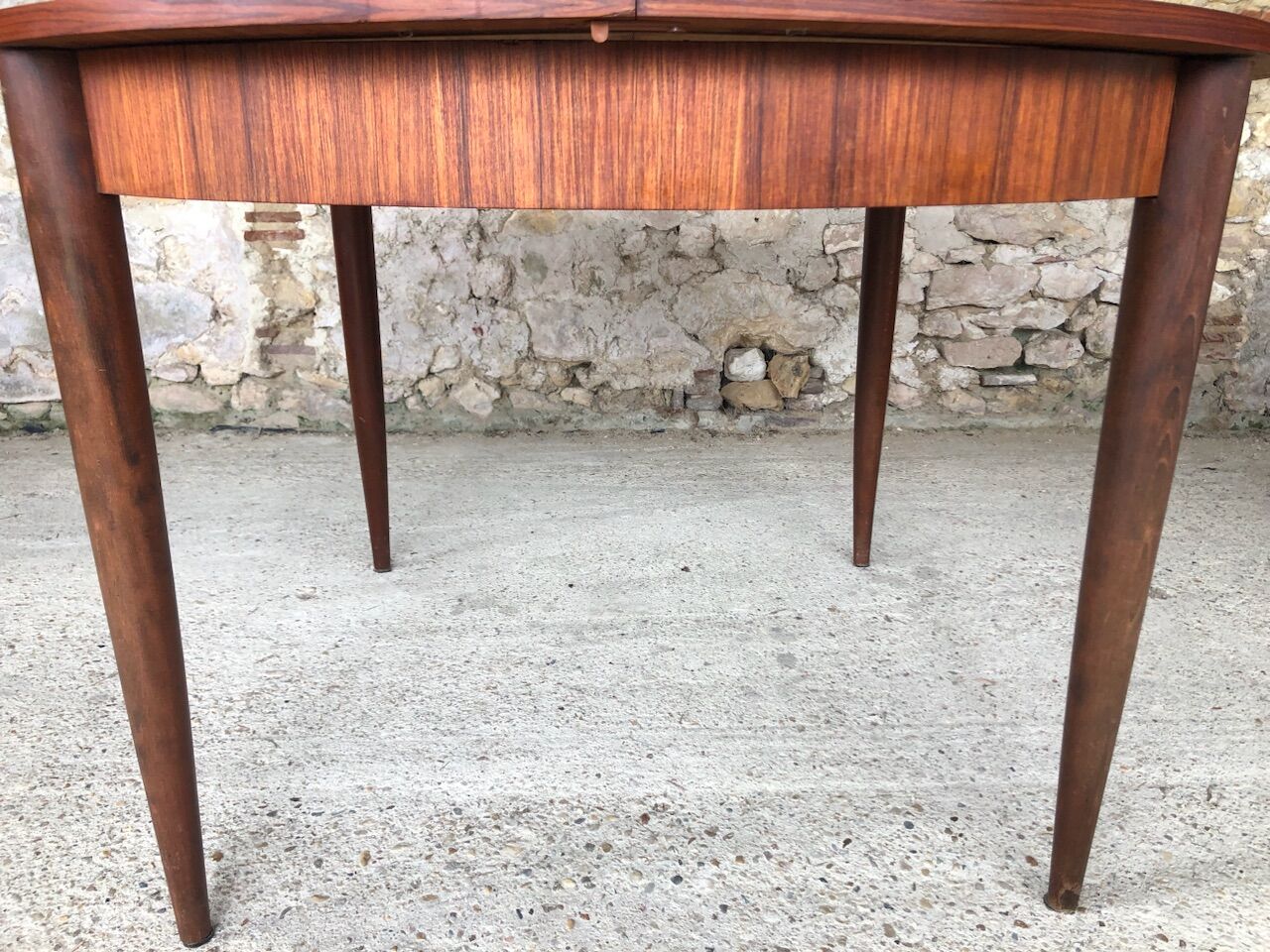 Mid-century dining table, vintage rosewood extension with butterfly extension table, 1960'