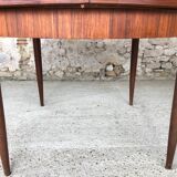 Table de salle à manger en palissandre extensible avec rallonges papillon, 1960’