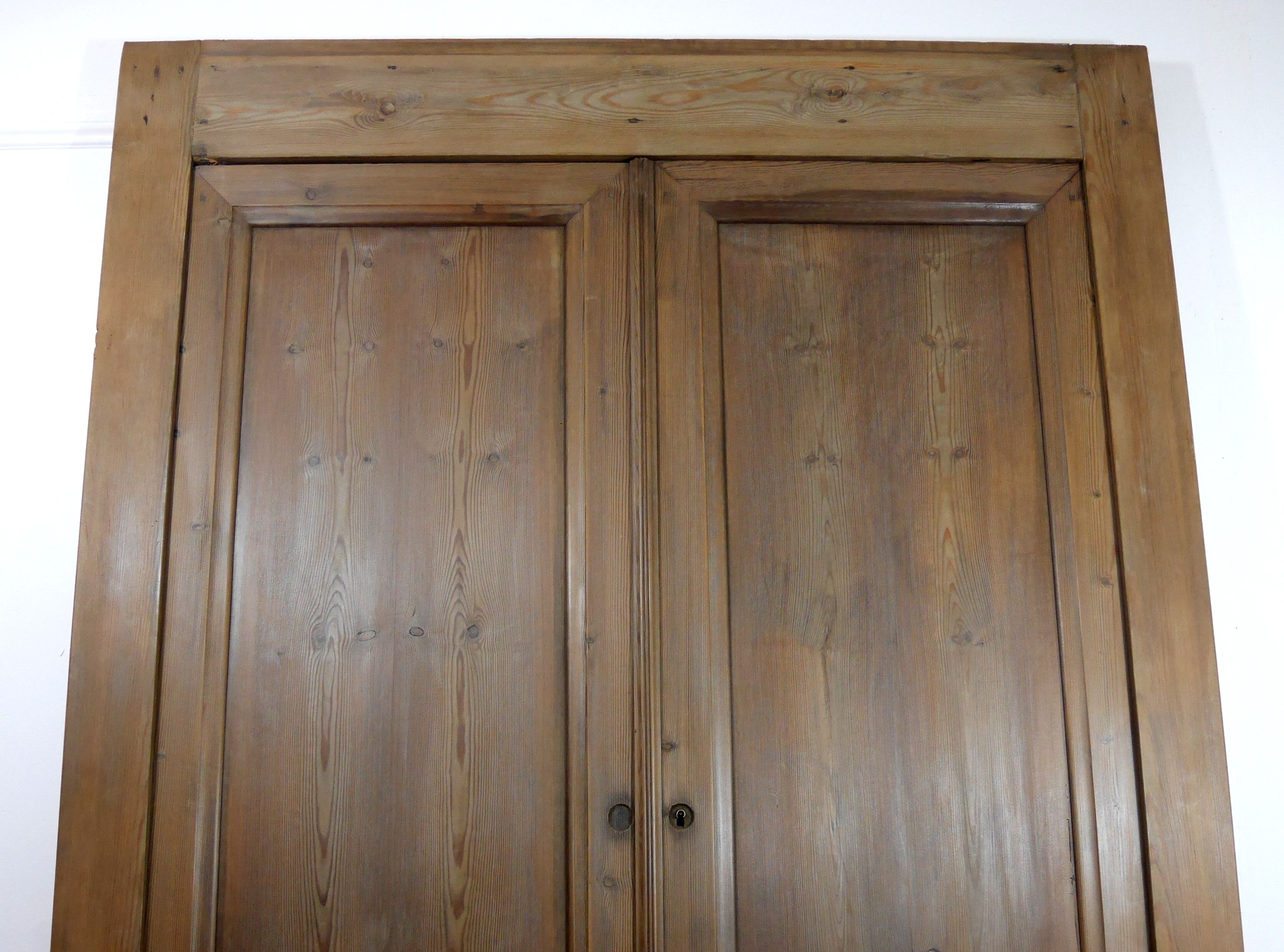 Front door closet cabinet pitchpin