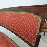 Kohn curved wood lounge