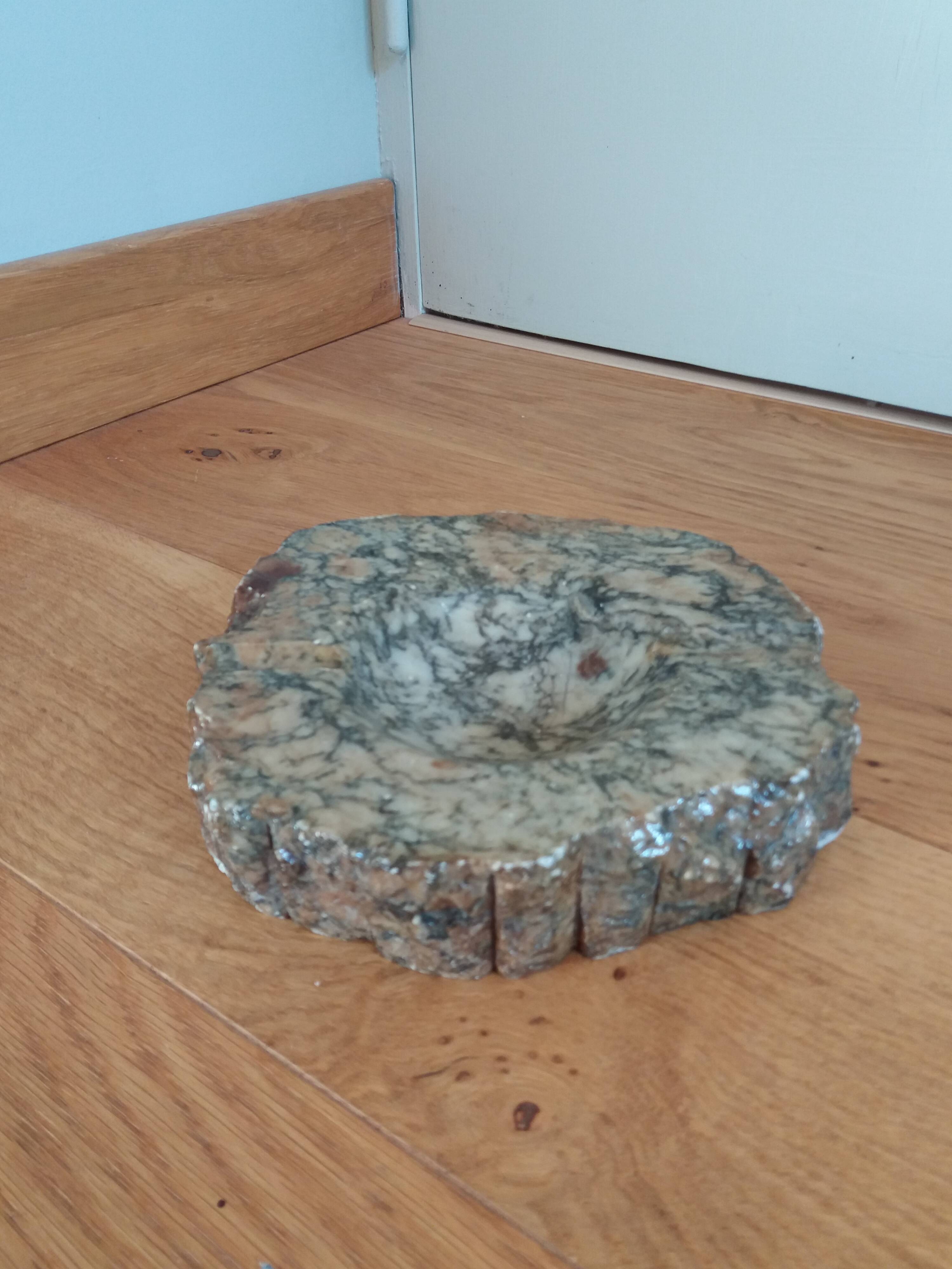 Romano Bianchi alabaster ashtray Italy